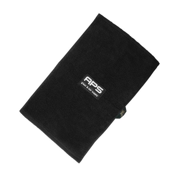 Ręcznik barmański,czarny, 100% bawełna 52x29cm