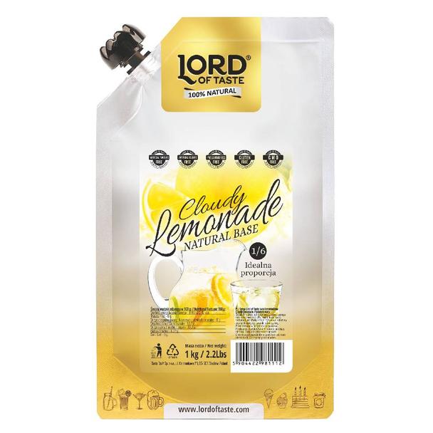 Syrop Lord of Taste baza lemoniadowa Cloudy Lemonade 1kg.