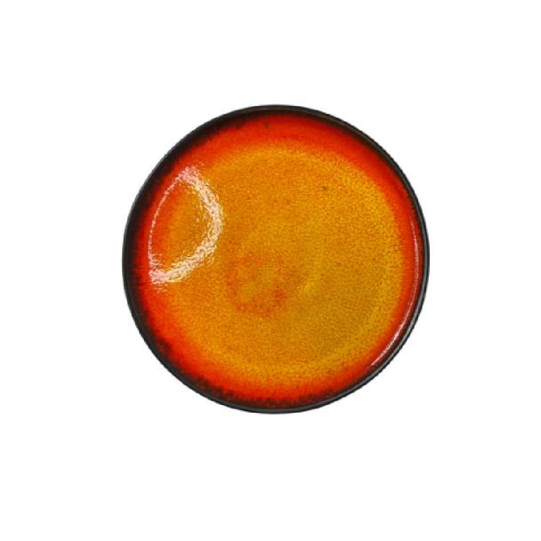 Talerz płytki 27cm KERA Still, kolor bursztyn