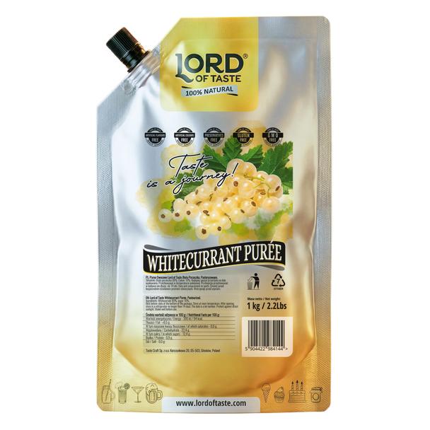 Puree Owocowe Lord of Taste Biała Porzeczka 1kg