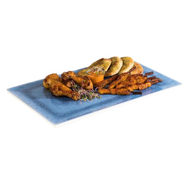 Talerz z melaminy APS BLUE OCEAN GN 1/1, 53x32,5cm