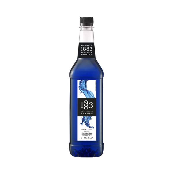 Syrop 1883 Routin Blue Curacao, plastikowa butelka 1L