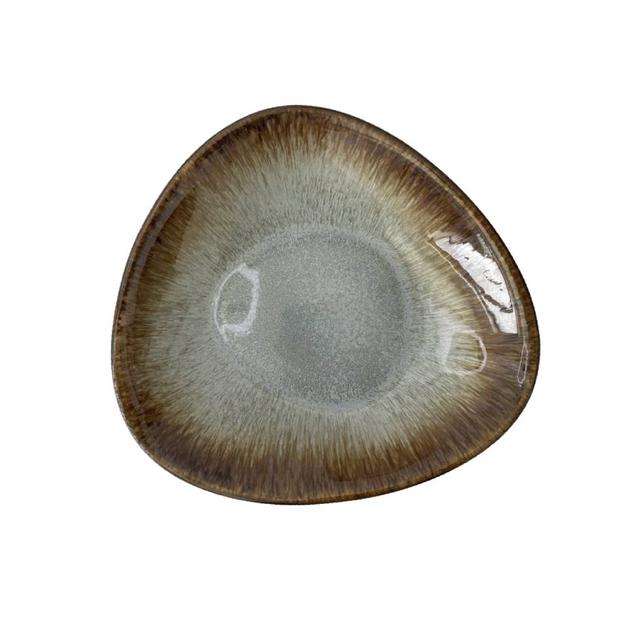 Talerz głęboki 27cm KERA Delta, kolor topaz