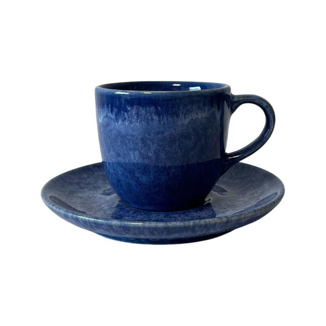 Filiżanka 200ml Bel Kera plus spodek 15 cm, kolor szafir