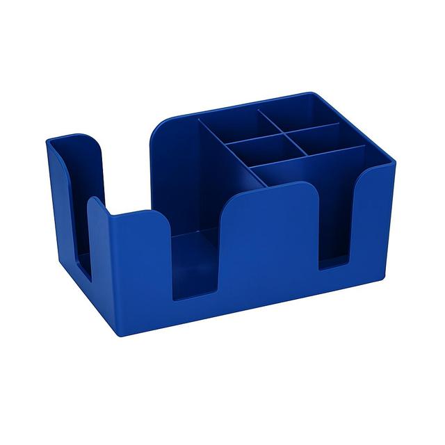 Bar Caddy pojemnik na serwetki, słomki, niebieski