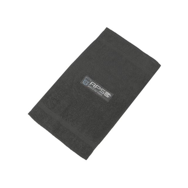 Ręcznik barmański APS, czarny, 100% bawełna 52x29cm