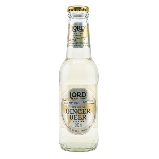 Lord of Taste, Premium Ginger Beer (piwo imbirowe), napój butelka 200ml
