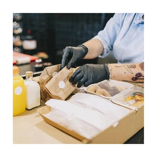 Rekawiczki nitrylowe bezpudrowe, rozmiar M, 100szt.