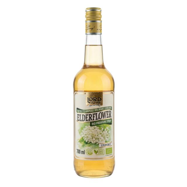 Syrop z Kwiatu Bzu (Elderflower) Premium BIO Lord of Taste 700ml