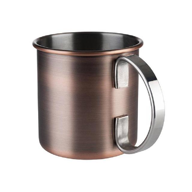 Kubek do Moscow Mule APS Barrel 500ml, kolor miedziany antique