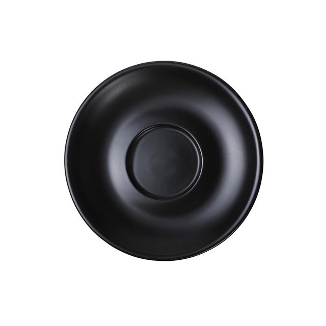 Spodek do filiżanki do cappucino 13,7cm APS Barista, czarny