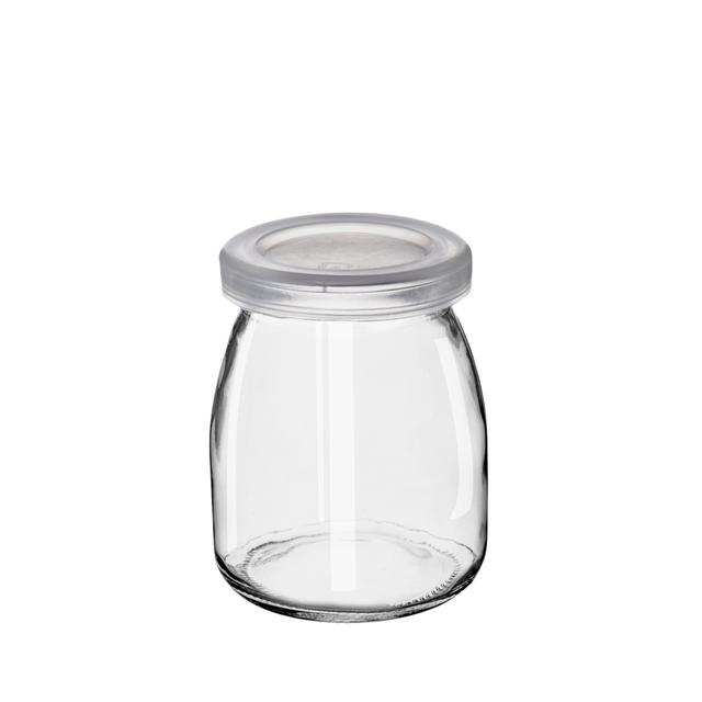 Słoik na deser, pudding z plastikowym zamknięciem 200ml