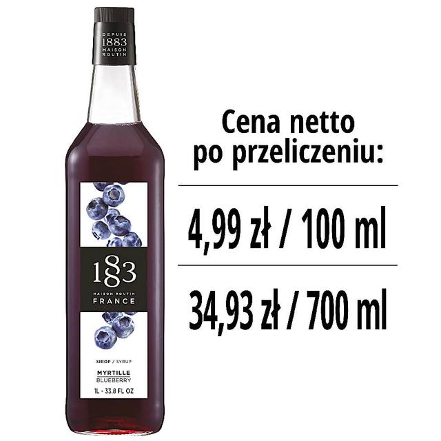 Syrop 1883 Routin Jagoda, szklana butelka 1L