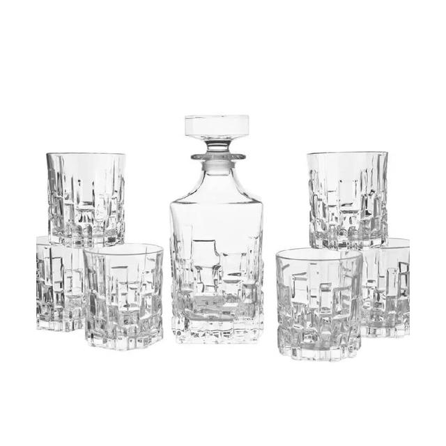 Zestaw do Whisky Etna RCR (Karafka Etna 750ml plus 6x Szklanka niska Etna RCR 330ml)