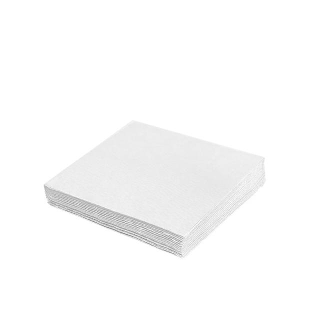 Serwetki JEDNOWARSTWOWE cocktailowe, 24x24cm, składane 1/4, białe, 400szt.