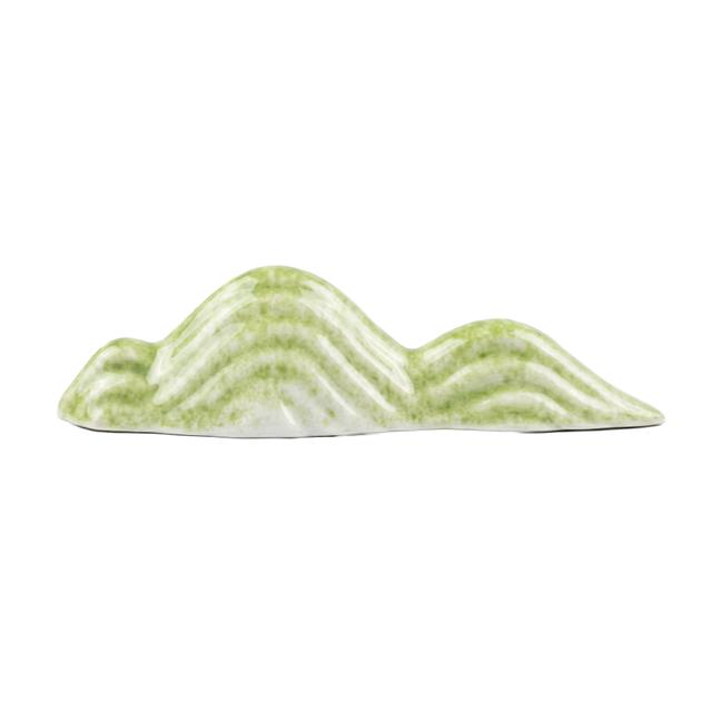 Podstawka na łyżeczkę (Chasaku) do herbaty matcha, jasno zielona