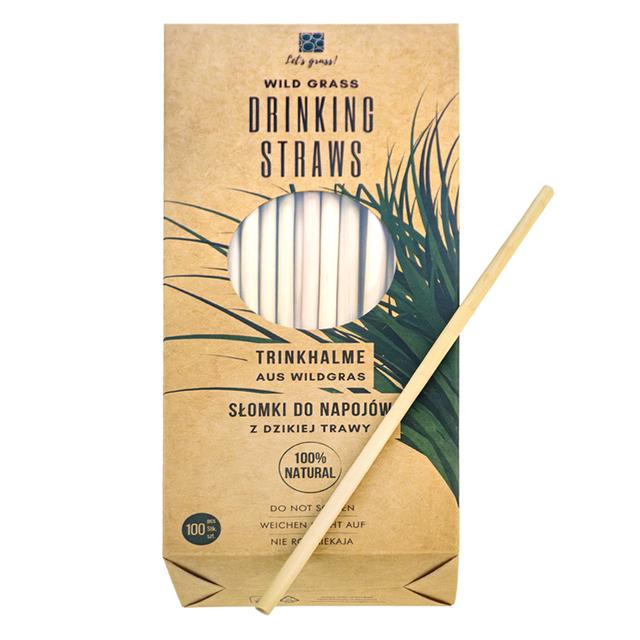 Słomki z dzikiej trawy Lepironia 200mm (100szt.)