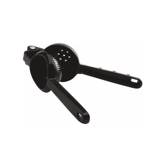 Wyciskacz ręczny do cytrusów, zamykany, czarny, żeliwo cynkowe