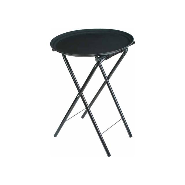 Pomocnik kelnerski rozkładany czarny, 80cm