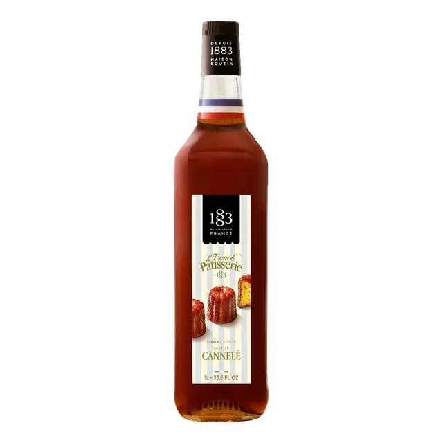 Syrop 1883 Routin French Patisserie Ciasto Cannele, szklana butelka 1L