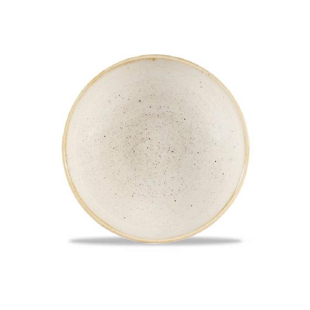 Stonecast Nutmeg Cream Evolve Coupe Bowl 7.25"