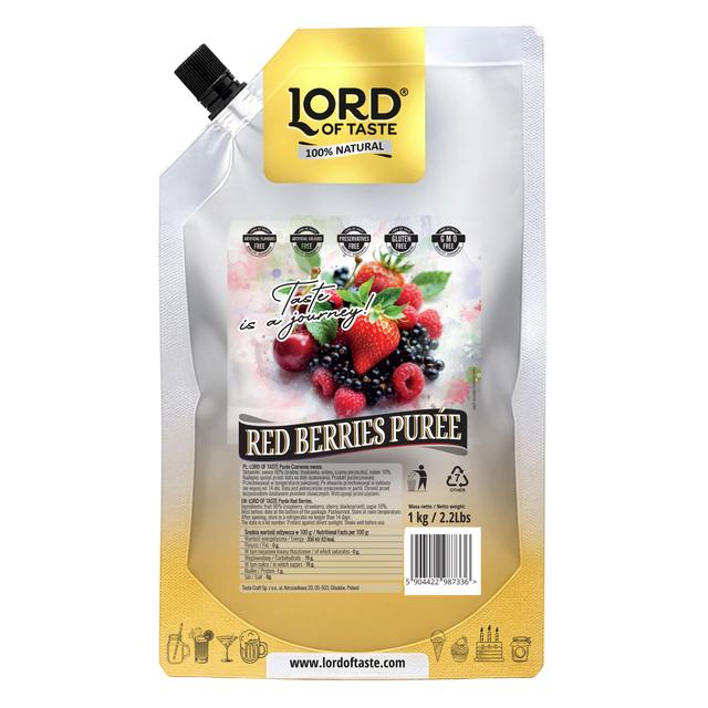 Puree Owocowe Lord of Taste Czerwone Owoce 1kg