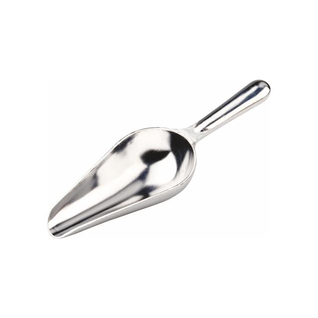 Szufelka do lodu aluminiowa, mała, zwężana