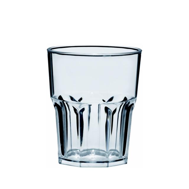 Szklanka plastikowa niska z poliwęglanu Semi Glass 296ml