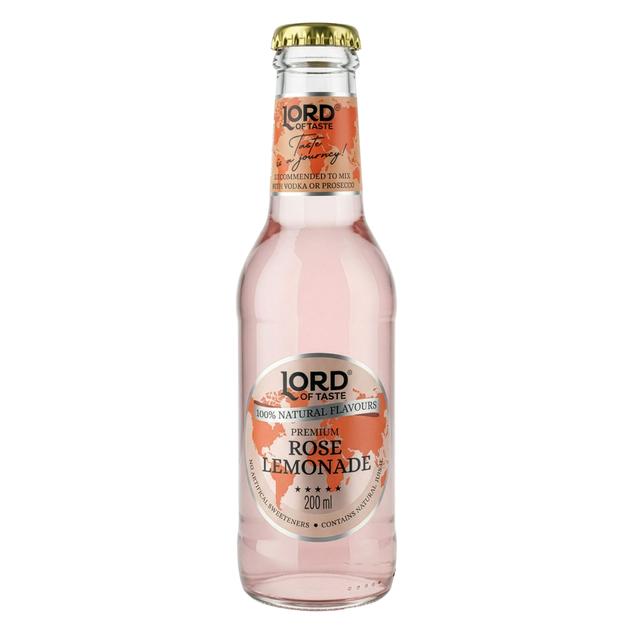 Lord of Taste, Premium Rose Lemonade (lemoniada różana), napój butelka 200ml