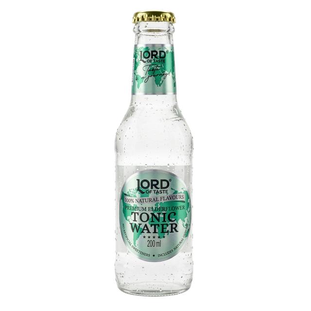 Lord of  Taste, Premium Elderflower (kwiat bzu) Tonic Water, napój butelka 200ml