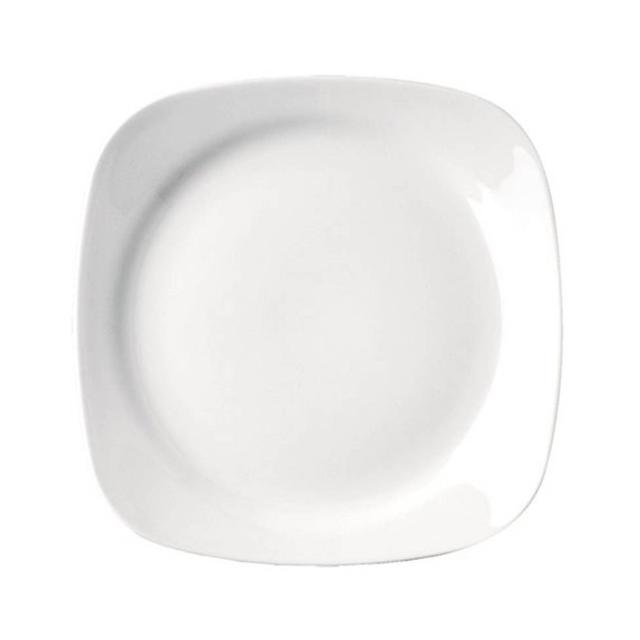 Talerz płaski - kwadratowy 21 cm RAK Ska