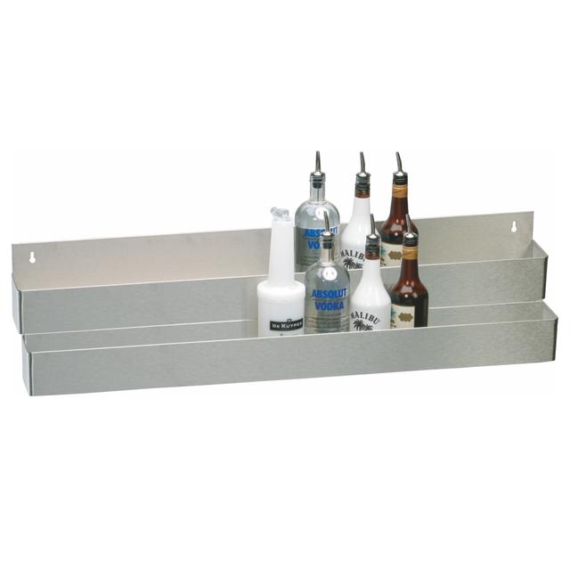 Speed Rack dwustopniowy, stal nierdzewna, na 2x10 butelek