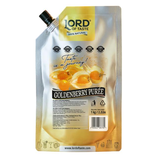 Puree Owocowe Lord of Taste Miechunka (GoldenBerry) 1kg
