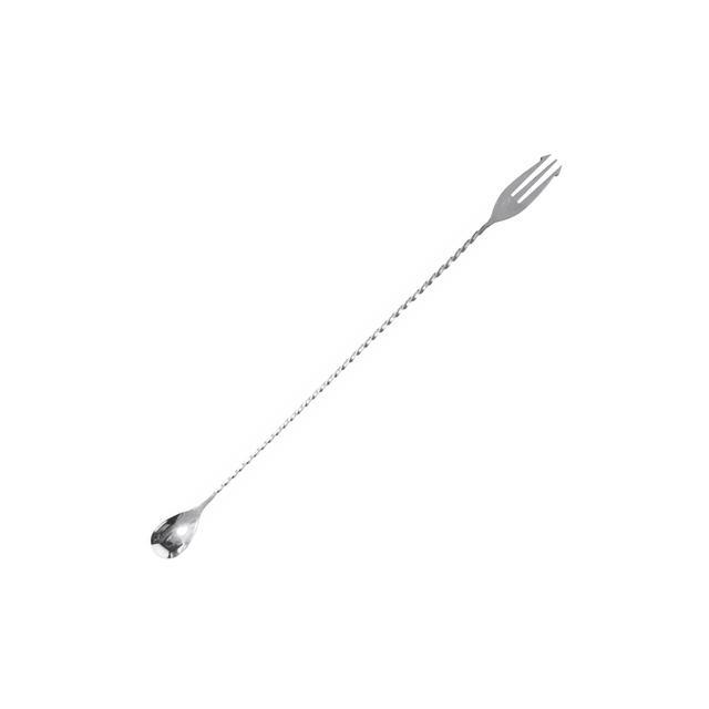 Łyżka barmańska z widelczykiem wydłużona, Probar Japan, 40cm