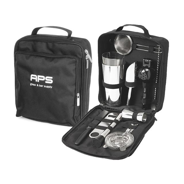 Zestaw akcesoriów barmańskich 14-elementowy APS Glass & Bar Supply
