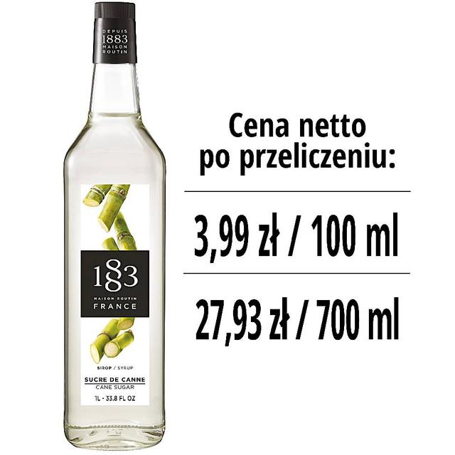 Syrop 1883 Routin Trzcina Cukrowa, szklana butelka 1L