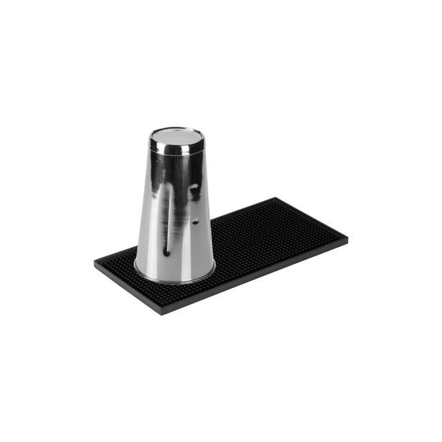 Mata barowa, gumowa, serwisowa, czarna, 15x31cm