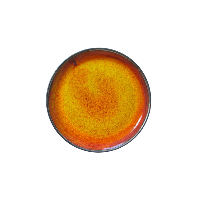 Talerz płytki 21cm KERA Still, kolor bursztyn