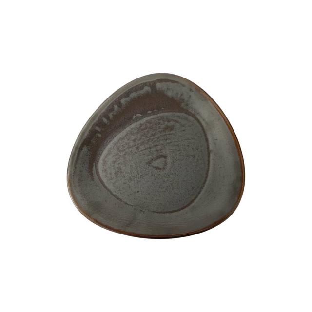 Talerz płytki 26cm KERA Delta, kolor hematyt