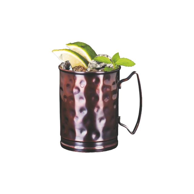 Kubek miedziany Copper Mug Pressed Julep Roller 414ml
