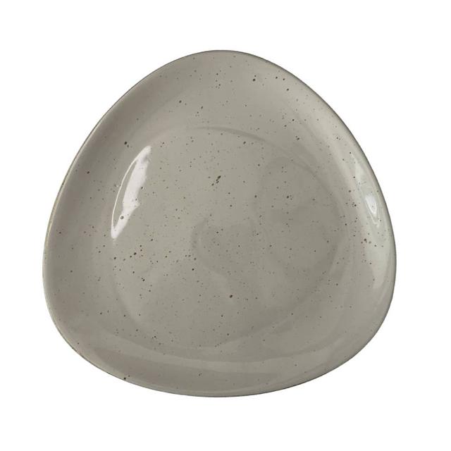 Talerz płytki 37cm KERA Delta, kolor kremowy