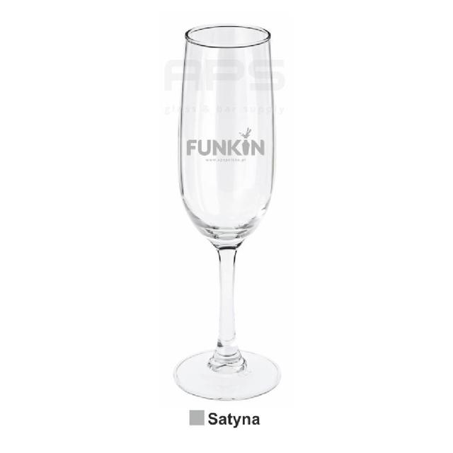 PROMOCJA_Kieliszek do szampana Nicea z  LOGO Funkin 190ml