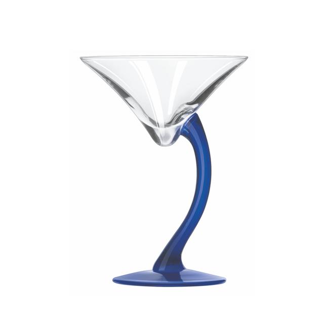 Kieliszek do martini/cocktailówka Bravura Martini Cobalt Stem 200ml * 6