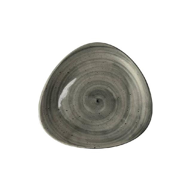 Talerz płytki 30cm KERA Delta, kolor szary