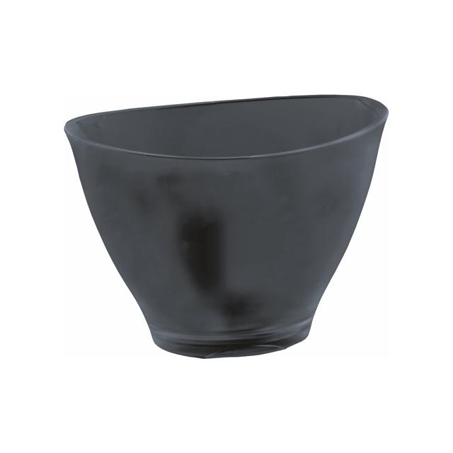 Wiaderko do szampana, owalne, plastikowe, czarne