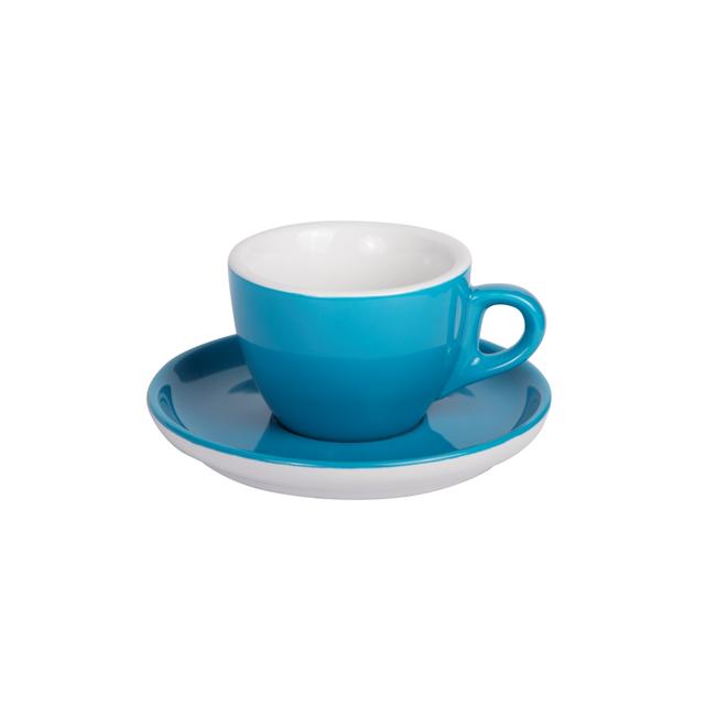 Filiżanka do cappucino 160ml APS Colored Sets, morska (ze spodkiem)