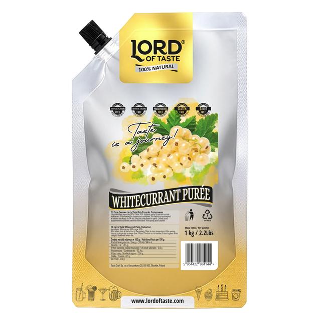 Puree Owocowe Lord of Taste Biała Porzeczka 1kg