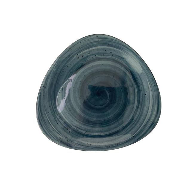 Talerz głęboki 32cm KERA Delta, kolor morski