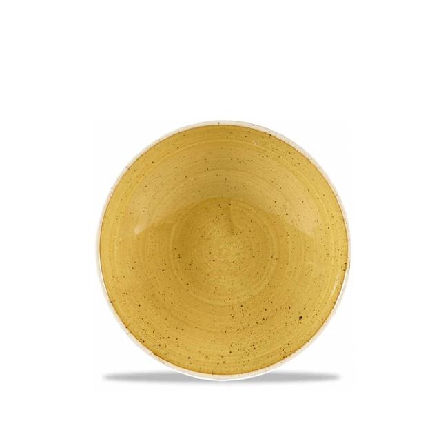 Stonecast Mustard Evolve Coupe Bowl 7.25"