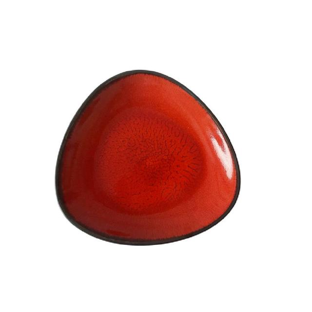 Talerz głęboki 32cm KERA Delta, kolor rubin